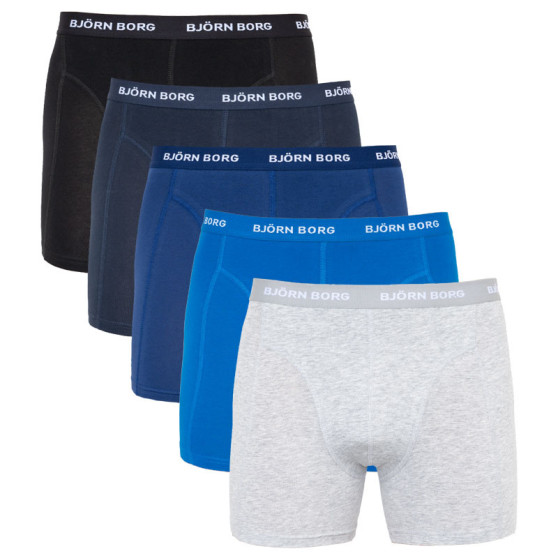 5PACK Bjorn Borg miesten bokserit moniväriset shortsit moniväriset (9999-1026-70101)