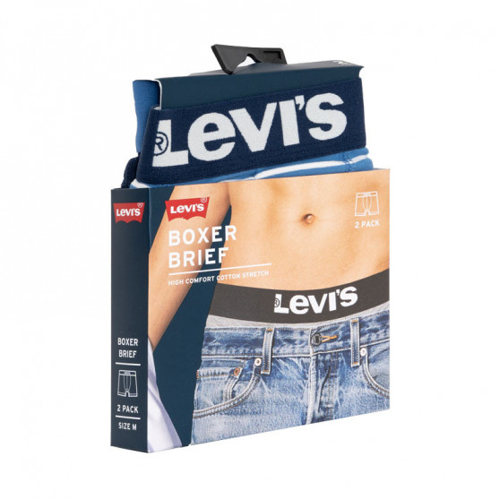 2PACK Levis miesten bokserit siniset (905011001 003)