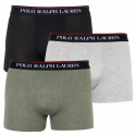 3PACK Ralph Lauren miesten bokserit moniväriset shortsit moniväriset (714662050050)