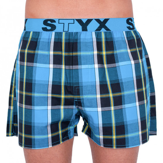 5PACK Styx miesten bokserishortsit urheilu elastinen monivärinen monivärinen (B73134373840)