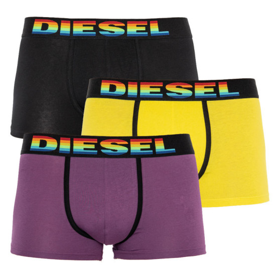 3PACK Diesel miesten bokserit moniväriset shortsit moniväriset (00ST3V-0QAXR-E4966)