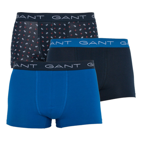 3PACK Gant miesten bokserit moniväriset shortsit moniväriset (902013233-410)