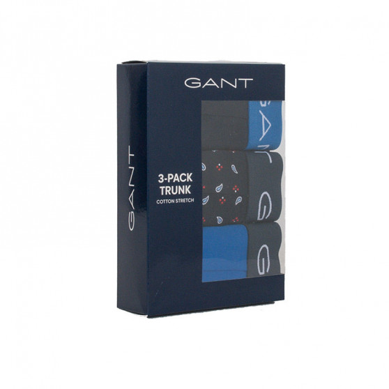 3PACK Gant miesten bokserit moniväriset shortsit moniväriset (902013233-410)