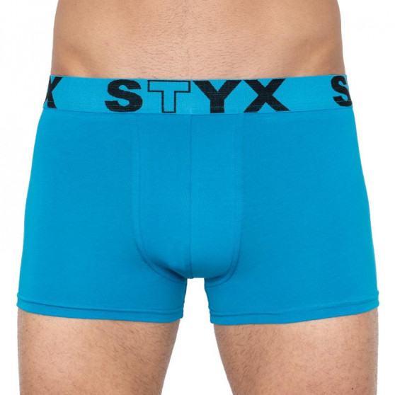 3PACK Styx miesten bokserit shortsit urheilu elastinen sininen (G9676869)