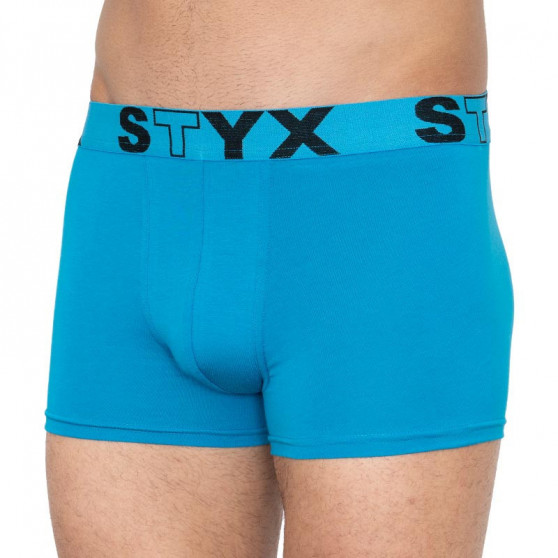 3PACK Styx miesten bokserit shortsit urheilu elastinen sininen (G9676869)