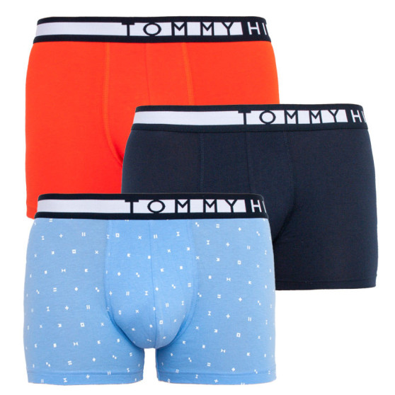 3PACK Tommy Hilfiger miesten bokserit moniväriset shortsit moniväriset (UM0UM01565 0WJ)