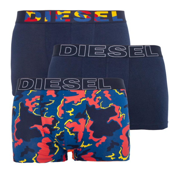 3PACK Diesel miesten bokserit moniväriset shortsit moniväriset (00ST3V-0SAYF-E5236)