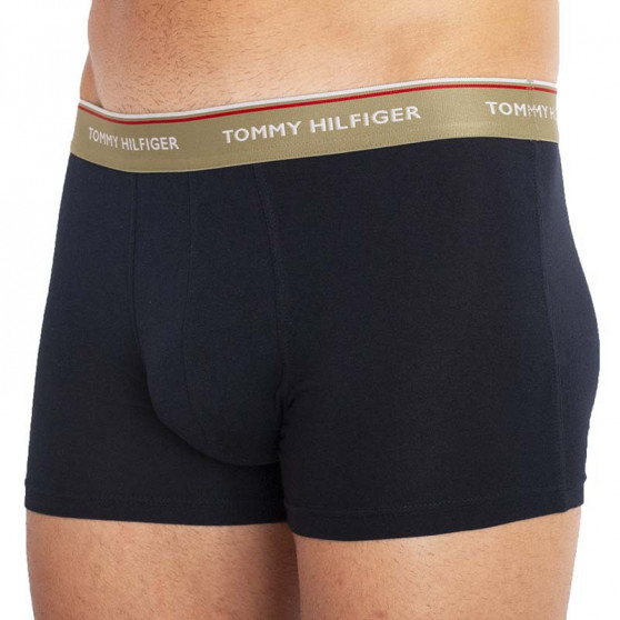 3PACK Tommy Hilfiger miesten bokserit tummansiniset shortsit (UM0UM01642 0TW)