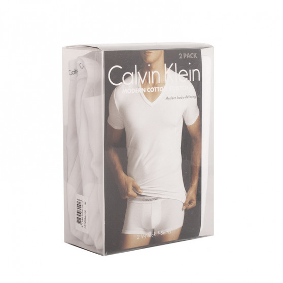 2PACK Calvin Klein miesten t-paita valkoinen (NB1089A-100)