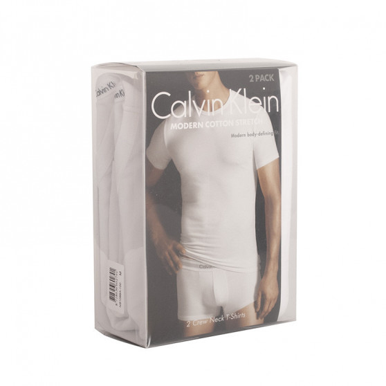 2PACK Calvin Klein miesten t-paita valkoinen (NB1088A-100)