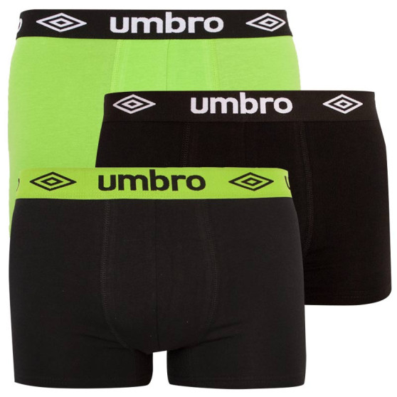 3PACK Umbro miesten bokserit moniväriset shortsit moniväriset (UMUM0241 CH)