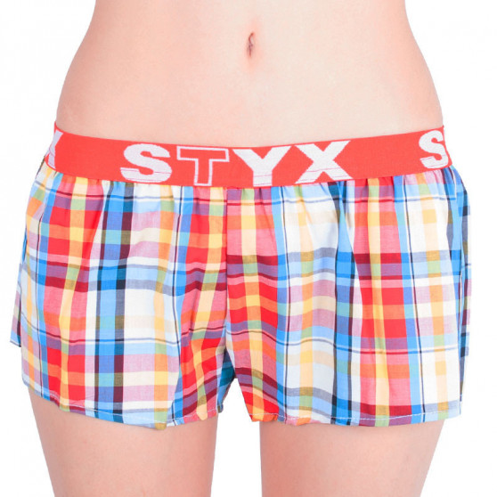 3PACK Styx naisten bokserishortsit urheilu elastinen monivärinen monivärinen (T6212233)