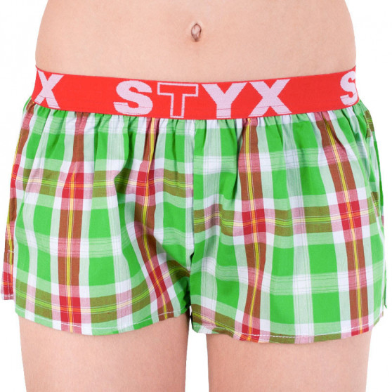 3PACK Styx naisten bokserishortsit urheilu elastinen monivärinen monivärinen (T6212233)