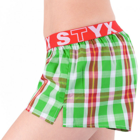 3PACK Styx naisten bokserishortsit urheilu elastinen monivärinen monivärinen (T6212233)