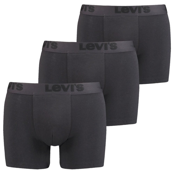 3PACK Levis miesten bokserit mustat (905045001 001)