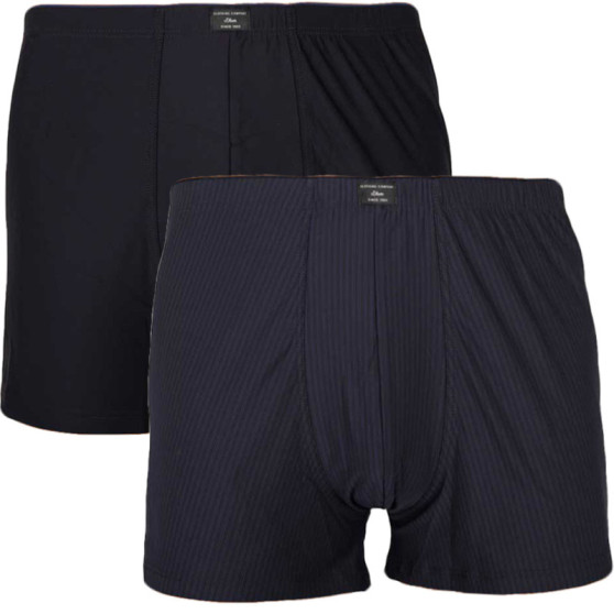 2PACK miesten bokserit S.Oliver tummansiniset oversized shortsit (26.899.97.4502.16C4)