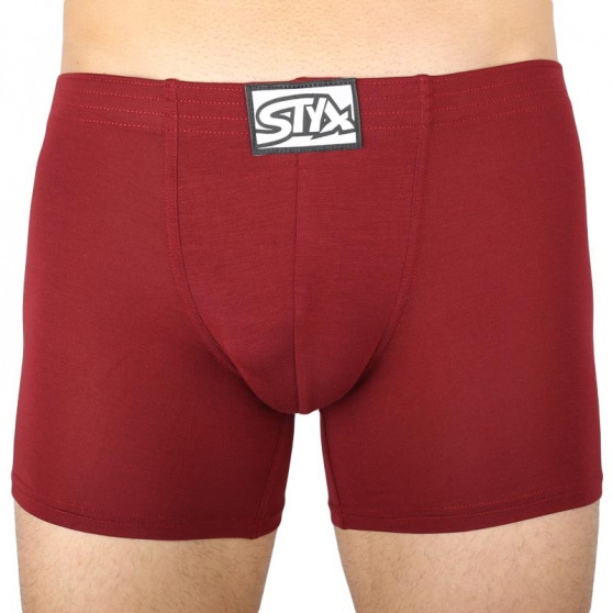 3PACK Styx miesten bokserit shortsit pitkät klassiset joustavat kuminauhat (F10606263)