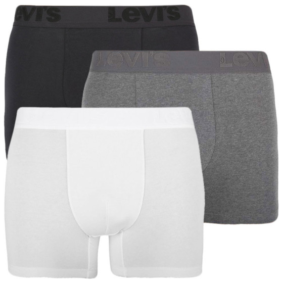 3PACK Levis miesten bokserit moniväriset shortsit moniväriset (905045001 010)