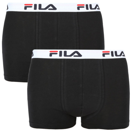 2PACK Fila miesten bokserit mustat (FU5016/2-200)