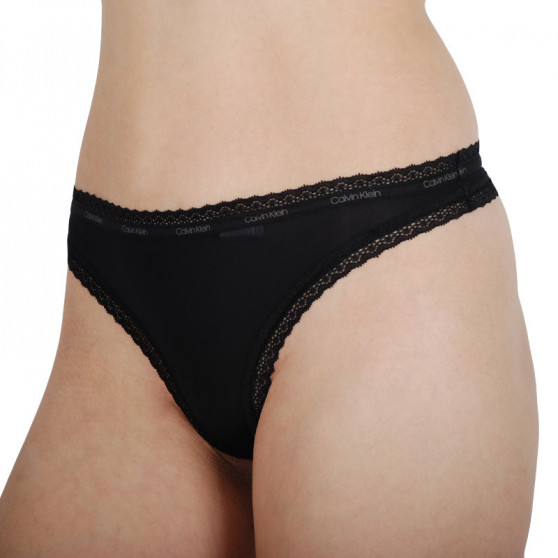 Calvin Klein Naisten stringit musta (QD3763E-UB1)