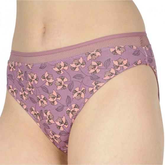 2PACK Lama naisten pikkuhousut violetti (L-1284 BI)