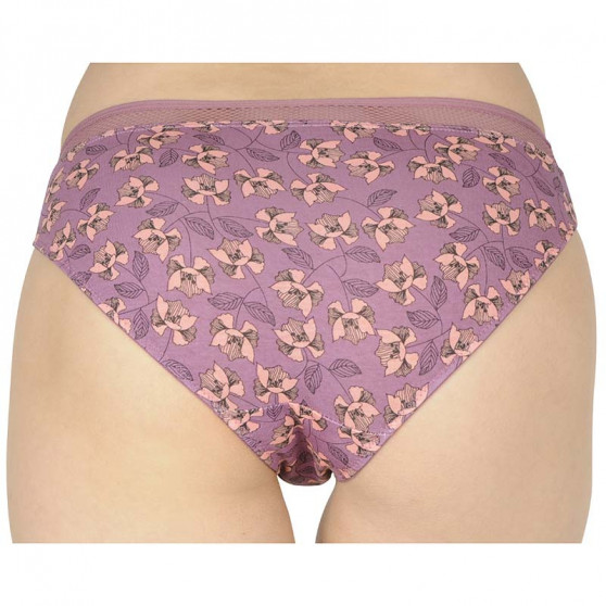 2PACK Lama naisten pikkuhousut violetti (L-1284 BI)