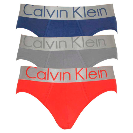 3PACK Calvin Klein miesten alushousut moniväriset (NB2452A-KHX)