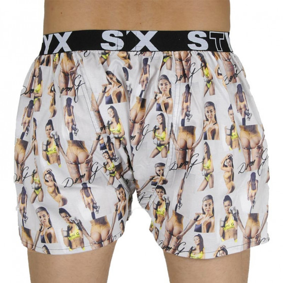 Styx Miesten bokserishortsit art sports rubber - Deni G - rajoitettu painos (B1159)