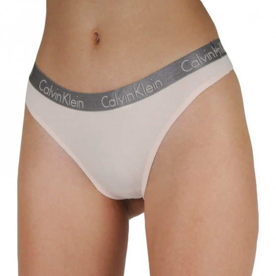 3PACK Calvin Klein naisten stringit moniväriset (QD3560E-T7W)