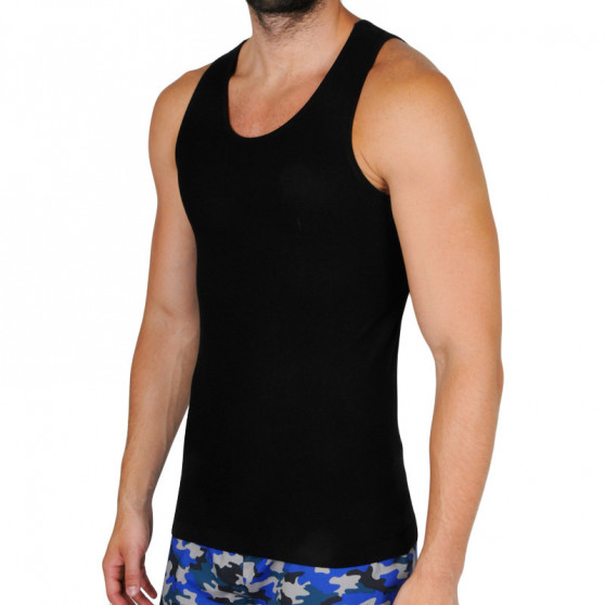 Gino Miesten tank top bambu musta (58008)