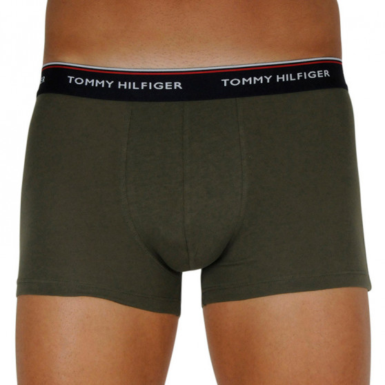 3PACK Tommy Hilfiger miesten bokserit moniväriset shortsit moniväriset (1U87903842 0V0)