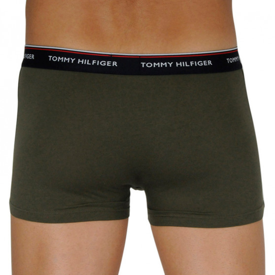 3PACK Tommy Hilfiger miesten bokserit moniväriset shortsit moniväriset (1U87903842 0V0)