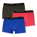 3PACK Tommy Hilfiger miesten bokserit moniväriset shortsit moniväriset (1U87903842 0V0)