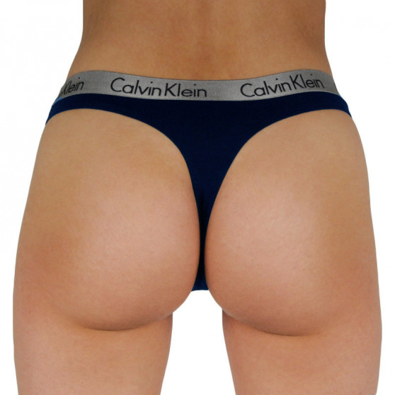 3PACK Calvin Klein naisten stringit moniväriset (QD3560E-T7W)