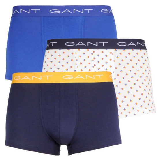 3PACK Gant miesten bokserit moniväriset shortsit moniväriset (902113033-113)