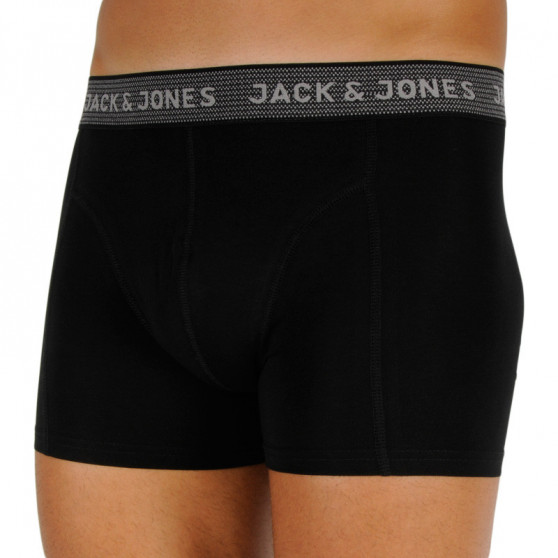 3PACK Jack and Jones miesten bokserit mustat (12127816 - asphalt)