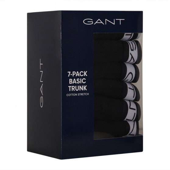 7PACK Gant miesten bokserit mustat (902137003-005)