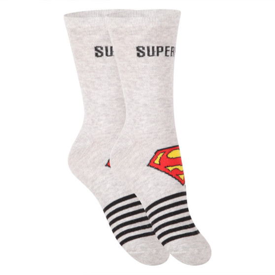 Lasten sukat E plus M Superman harmaa (SUPERMAN-A)