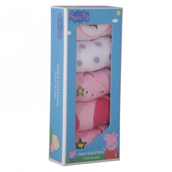 5PACK Cerdá lasten sukat Peppa Pig monivärinen (2200007756)