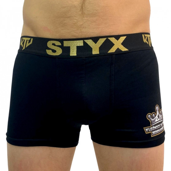 Styx Miesten bokserit / KTV sports rubber musta - musta kumi - musta kumi (GTCK960)