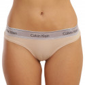 Calvin Klein Naisten stringit beige (QF6136E-VJS)