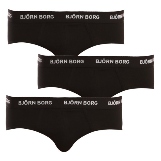 3PACK Bjorn Borg miesten alushousut musta (9999-1221-90011)