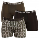 3PACK Bjorn Borg miesten toiminnalliset bokserit moniväriset shortsit (10000321-MP003)