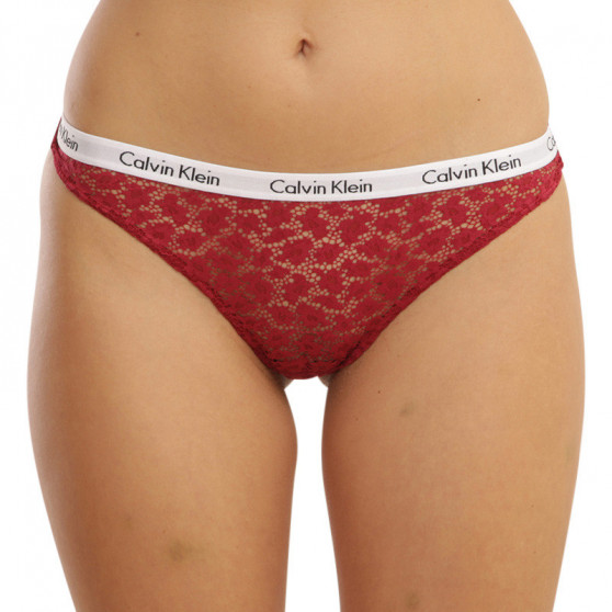 3PACK Calvin Klein Naisten brasilialaiset pikkuhousut moniväriset (QD3925E-W5G)