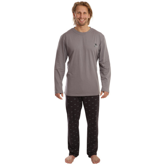 Gino Miesten pyjama harmaa (79107)