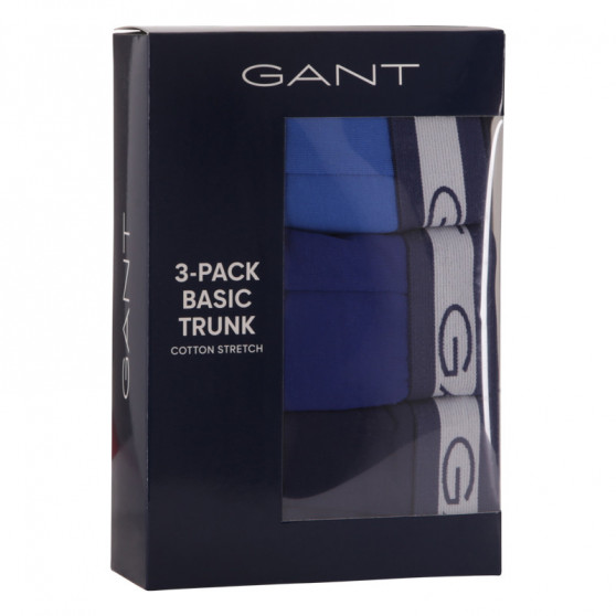 3PACK Gant miesten bokserit siniset (902033153-405)