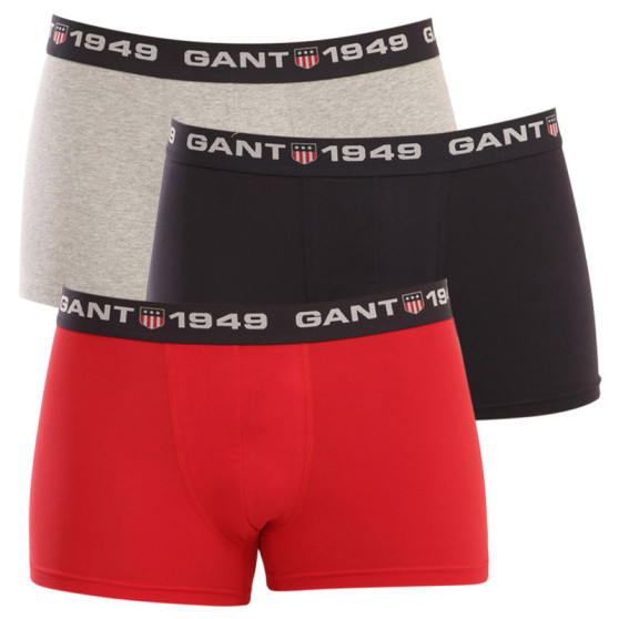 3PACK Gant miesten bokserit moniväriset shortsit moniväriset (902133053-620)