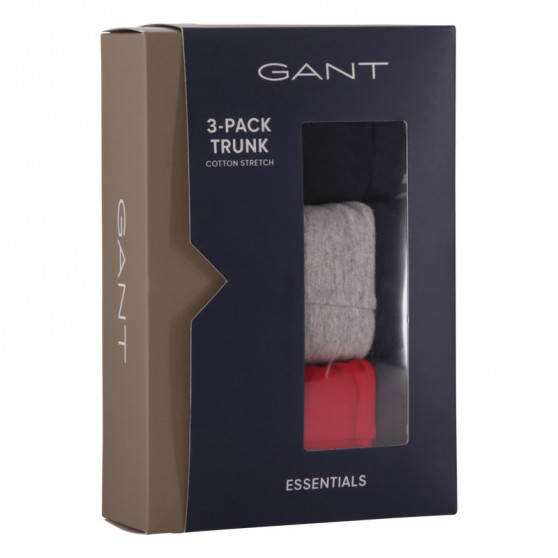 3PACK Gant miesten bokserit moniväriset shortsit moniväriset (902133053-620)