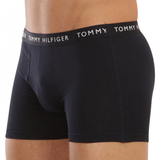 3PACK Tommy Hilfiger miesten bokserit tummansiniset shortsit (UM0UM02203 0SF)