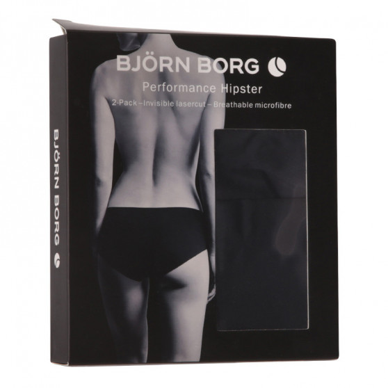 2PACK Bjorn Borg naisten pikkuhousut musta (10000208-MP001)